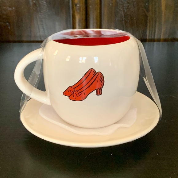 Rae Dunn THERE’S NO PLACE LIKE HOME Wizard of Oz Double Sided Mug and Saucer Set - Picture 7 of 12